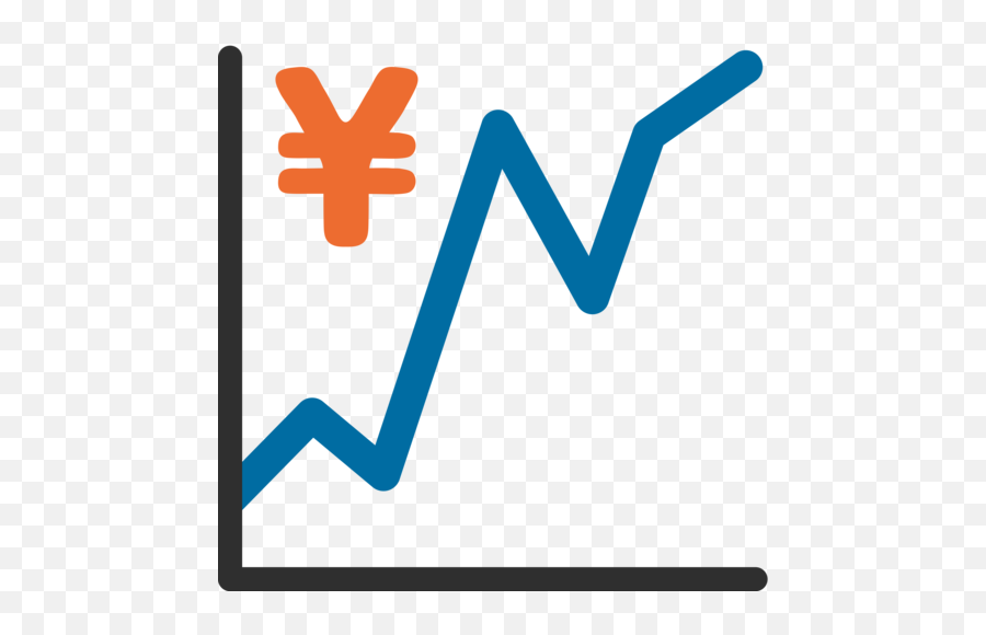 Chart Increasing With Yen Emoji - Clip Art,Emoji Meaning Chart