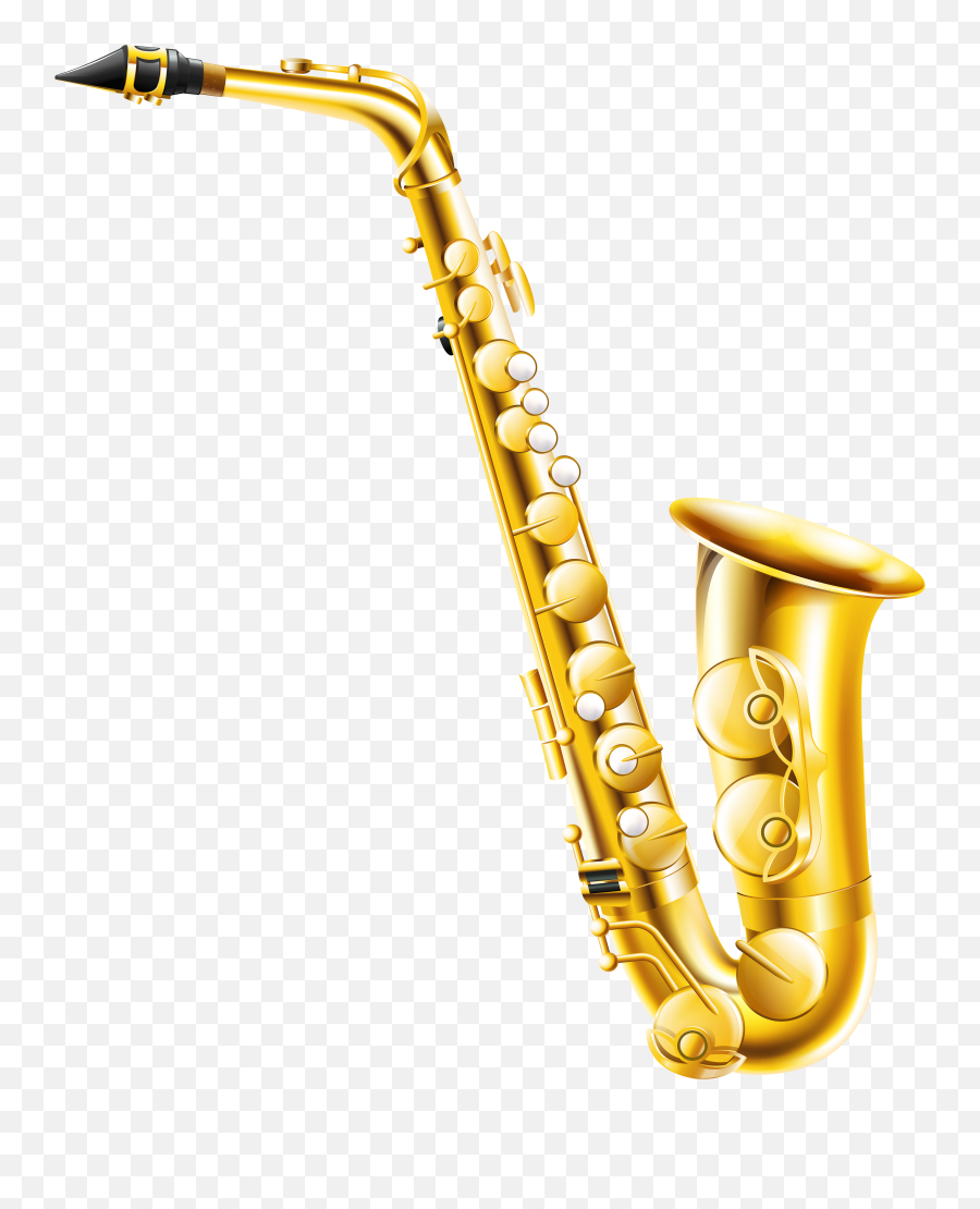 477 Saxophone Free Clipart - Saxophone Clipart Transparent Emoji,Saxophone Emoji