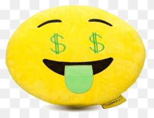 Dollár Szem Smiley Plüss Emoji Párna -