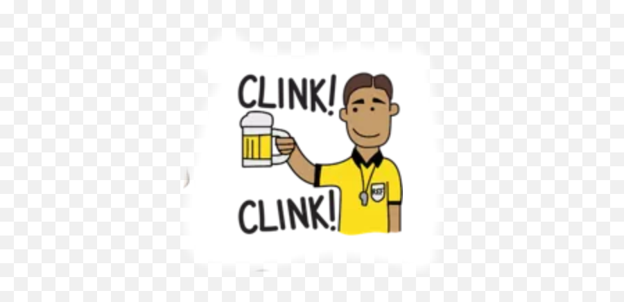 Beer Drinking Man Freetoedit - Cartoon Emoji,Beer Clink Emoji