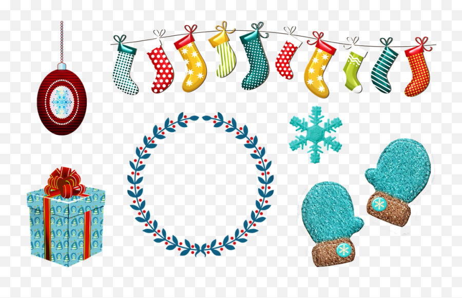 Christmas Elements Stockings - Classic Christmas Song Quotes Emoji,Christmas Stocking Emoji