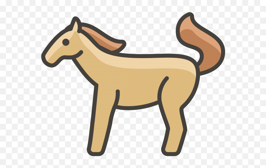 Horse Emoji Icon Clipart - Clip Art,Horse Emoji