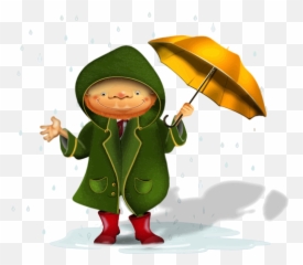 Man Rn Rain - Clip Art Emoji