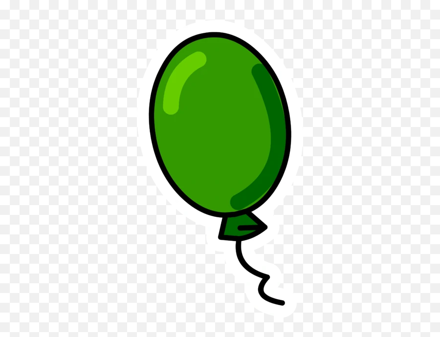 Balloon Club Penguin Wiki Fandom - Ballon De Baudruche Vert Emoji,Red Balloon Emoji