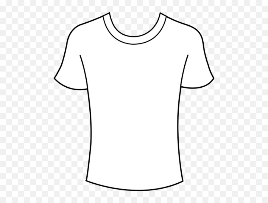 Transparent Clipart Shirt Outline - T Shirt Illustration Png Emoji,Black Emoji Shirt