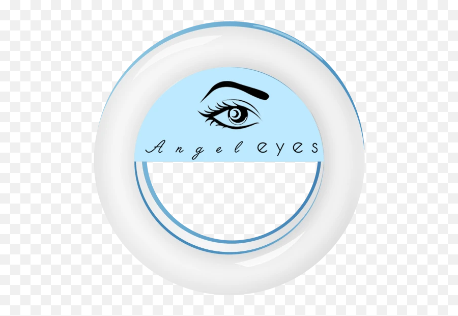 Blue Angel Eyes Ring - Circle Emoji,Angel Emoticon Text