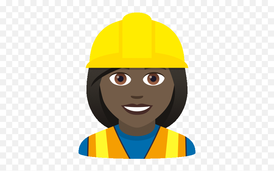 Construction Worker Joypixels Gif - Human Skin Color Emoji,Construction Equipment Emoji