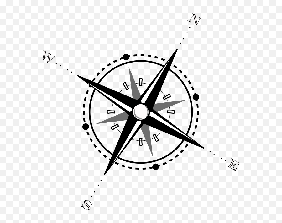 Simple Compass Rose Png Svg Clip Art For Web - Download Compass Clip Art Emoji,Compass Emoji