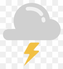Lightning Clipart Free Download Transparent Png Creazilla - Dot Emoji,Thunderstorm Emoji