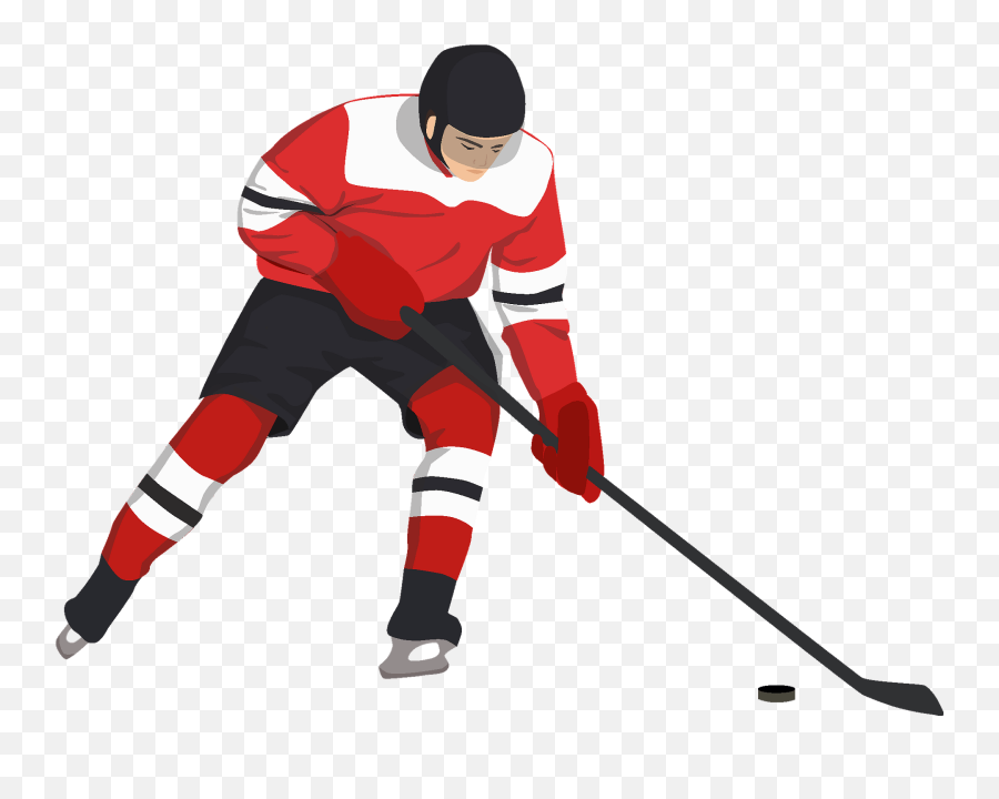 Hockey Player Clipart - Hockey Player Hockey Clipart Emoji,Ice Skate Emoji