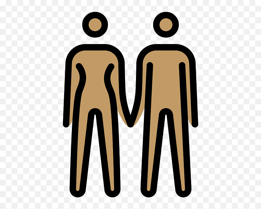 Woman And Man Holding Hands Emoji - Mga Tao Na Magkakahawak Kamay,Et Emoji