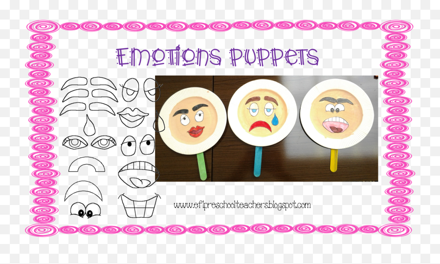 Emotions Theme - Paper Plate Emotions Craft Emoji,Emotions Face