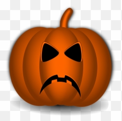 Free Unhappy Sad Vectors - Happy Pumpkin Clip Art Emoji,Shocked Emoji