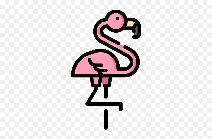 Flamingo - Flamingo Icon Png Transparent Emoji,Flamingo Emoji
