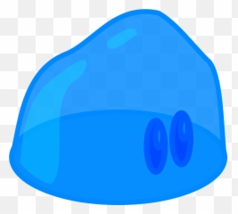 Slime Jelly Aspic Jello Blue - Blob Emoji