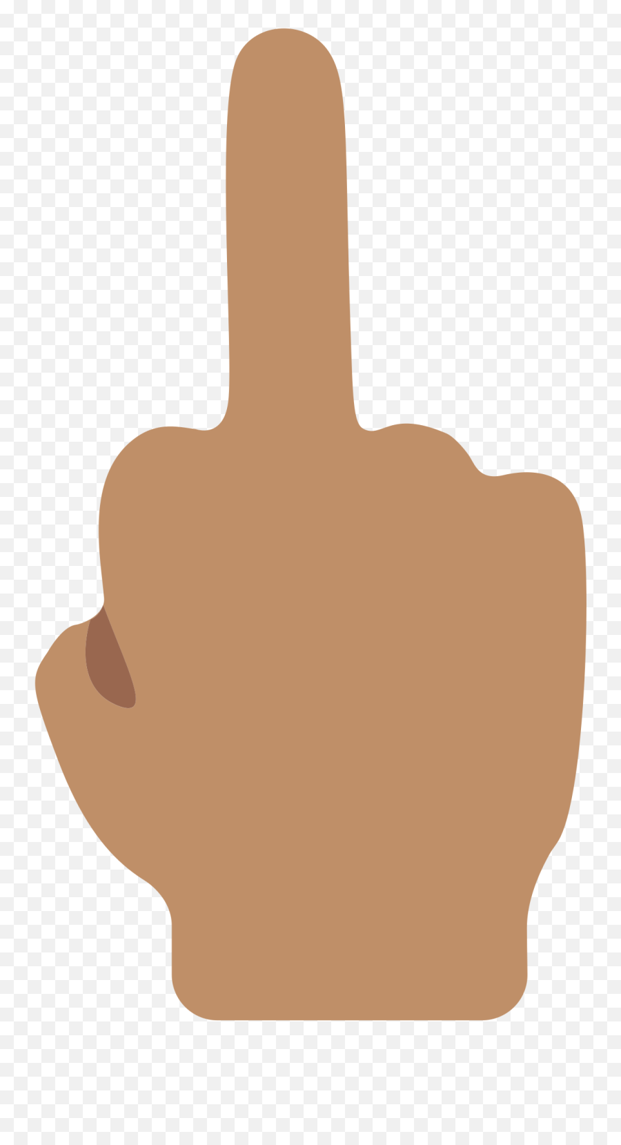Png Middle Finger Emoji - Rude Finger Png,:u Emoji
