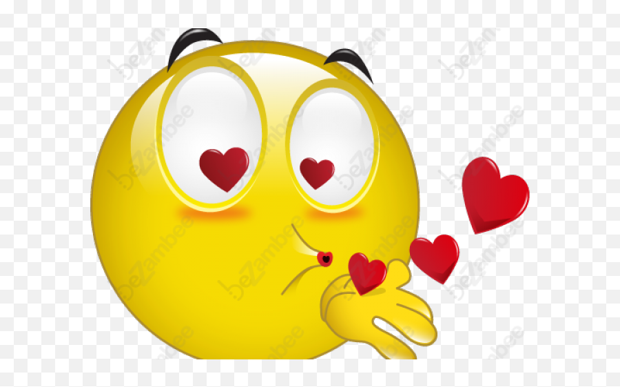 Kissing Clipart Smiley Face - Kiss Smiley Animated Emoji,Kiss Emoticon Code