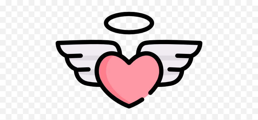 Wings Icon At Getdrawings - Pink Heart With Wings Icon Emoji,Angel Wings Emoji