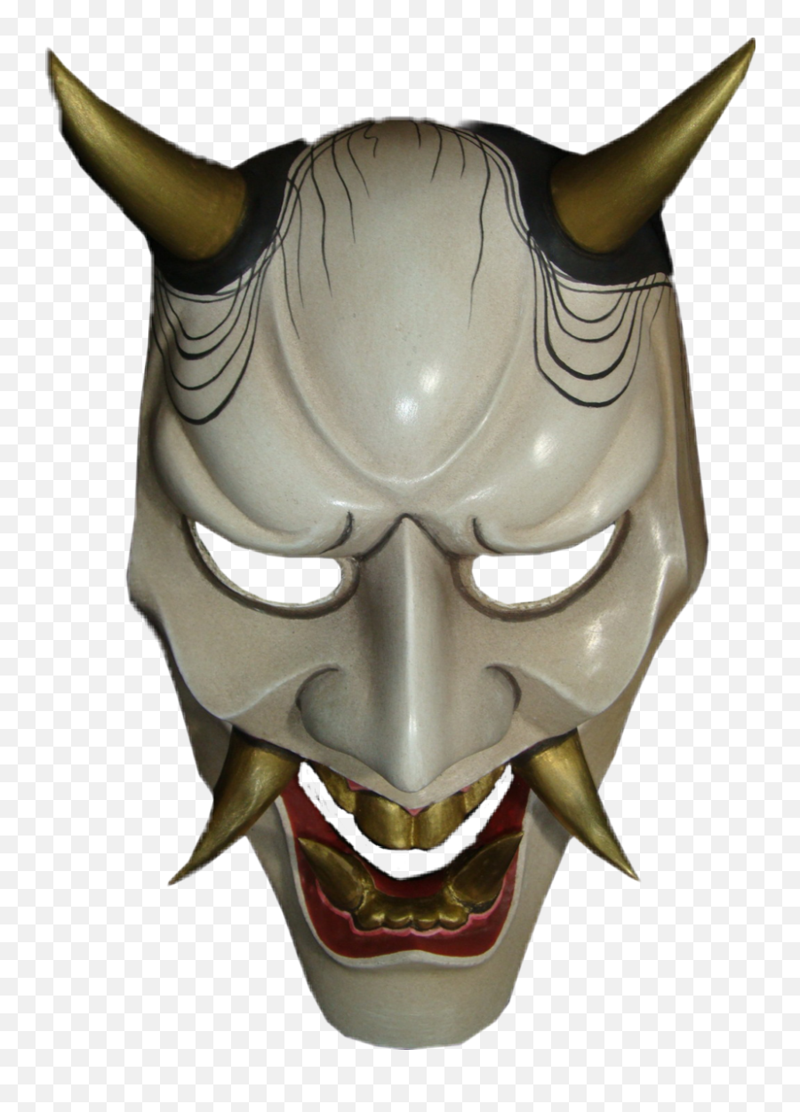 Mask Oni Monster - Demon Mask No Background Emoji,Oni Mask Emoji