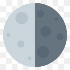 Twemoji 1f317 - Moon,Clock Emoji