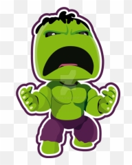 Head Clipart Hulk Transparent Free For Download - Vector Cute Emoji