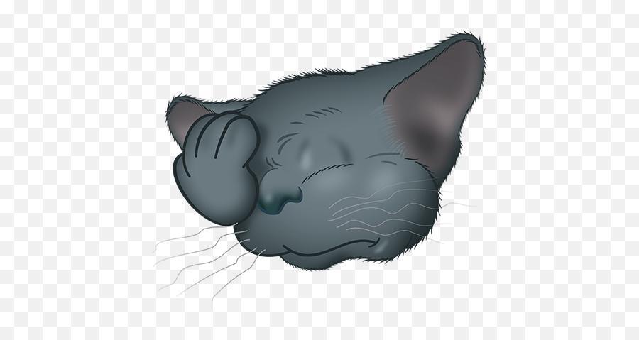 Black Cat Emoji - Star Nosed Mole,Mole Emoji