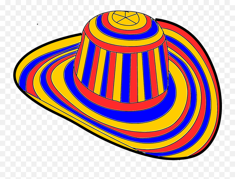 Ten - Colombia Sombrero Clipart Emoji,Nail Emoji Hat