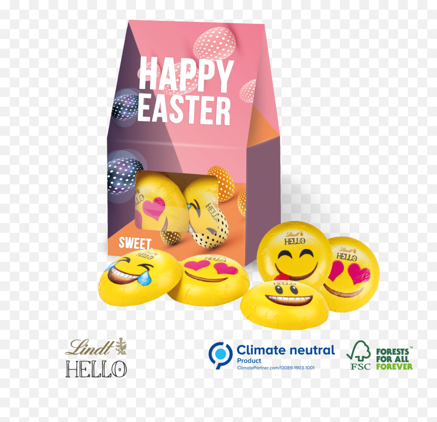 Easter Lindt Mini Gift Pouch - Lindt Emoji,Easter Emoji