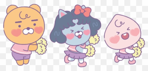 Kakao Friends Kakaofriends Cheerleader - Kakao Friends Twice Edition Emoji,Cheerleader Emoji