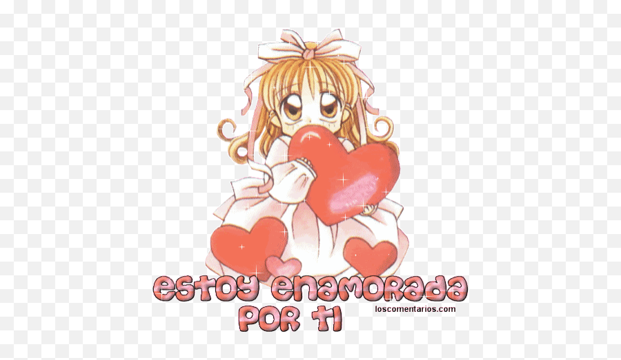 Top Cartoon Hearts Stickers For Android U0026 Ios Gfycat - Gif De Enamorado De Ti Emoji,Emoji Enamorado