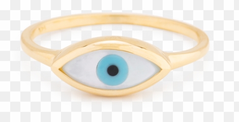 Evil Eye Ring 165 14K gold size eye ring - Emoji