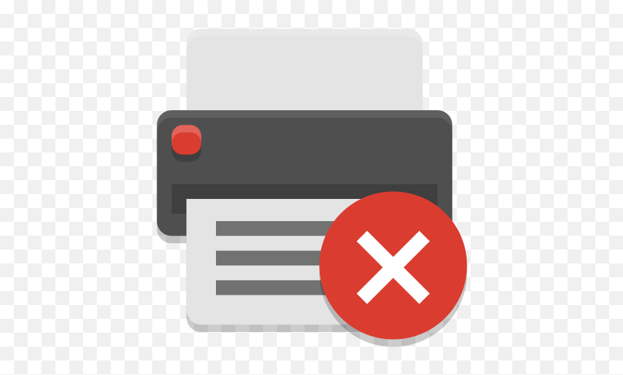 Printer Error Icon - Print Error Icon Emoji,Printer Emoji