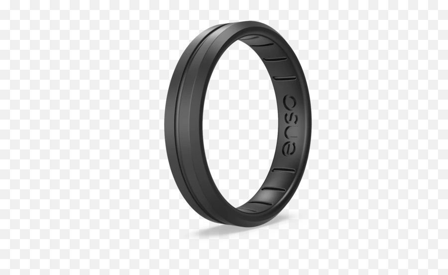 Thin Contour Silicone Ring - Tire Emoji,Emoji Rings