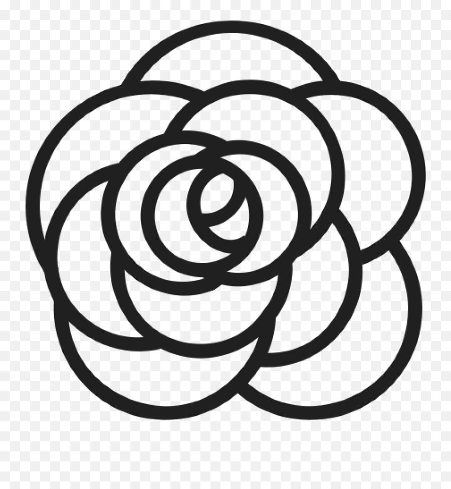 Rose Perfume - Circle Clipart Full Size Clipart 3248301 Transparent Icon Rose Emoji,White Rose Emoji