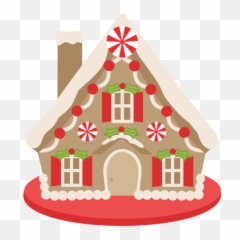 Christmas Clipart Gingerbread House - Simple Gingerbread House Clipart Emoji,House Candy House Emoji