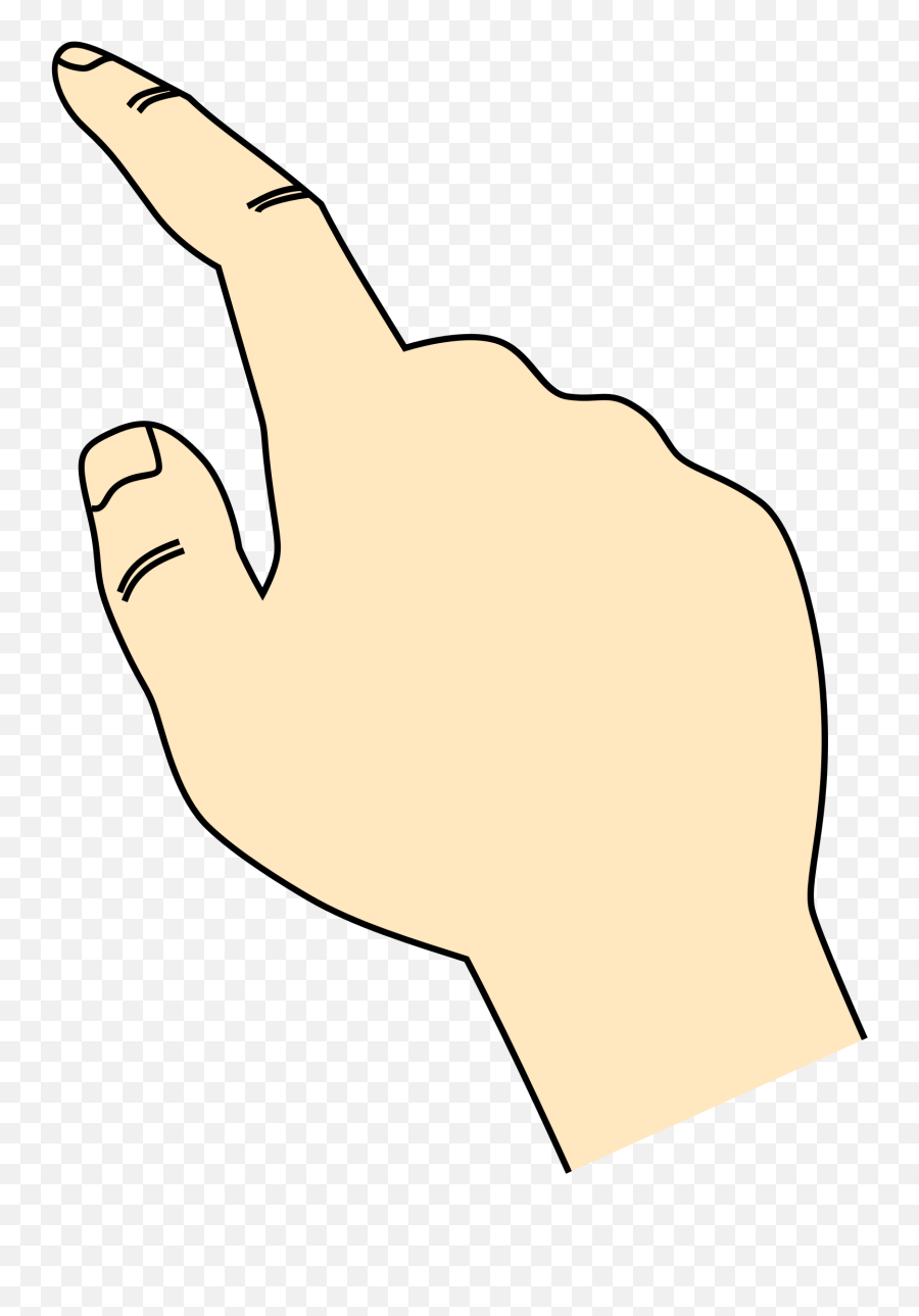 Finger Cliparts - Hand Finger Png Clipart Emoji,Pointed Finger Emoji