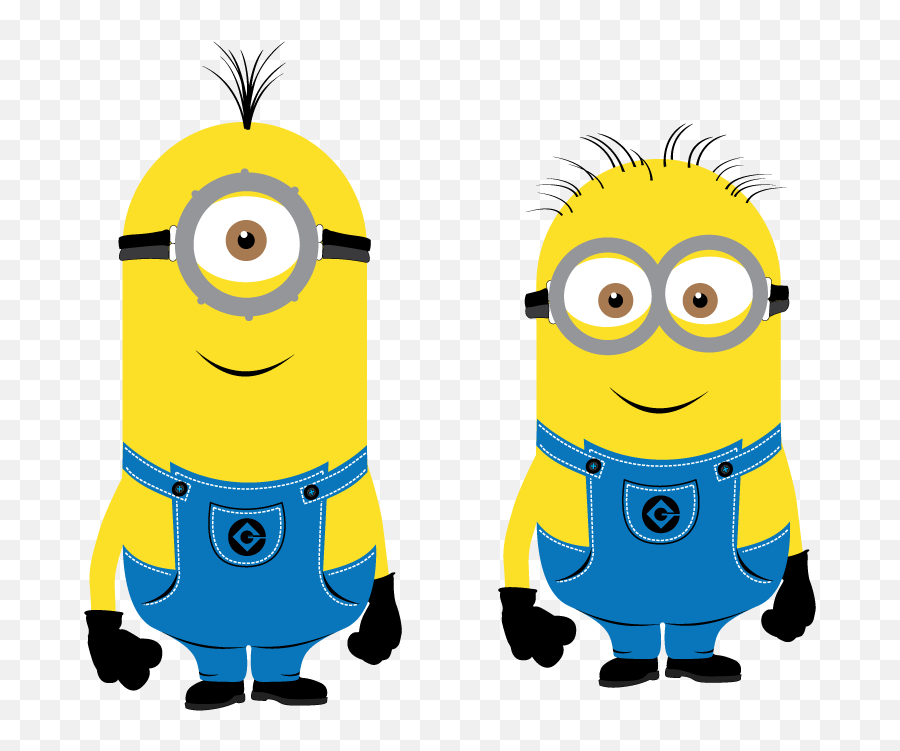 Minions Characters Yellow Vector - Minion Clipart Emoji,Minion Emoticon