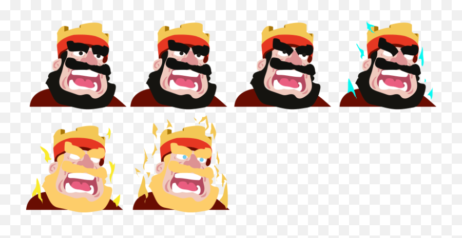 Gif De King Clash Royale - Clash Royal King Gif Emoji,Emoticonos Cool