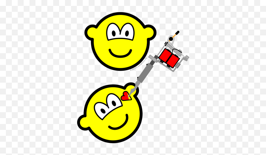 Tattoo Artist Buddy Icon Buddy Icons Emofacescom - Funny Shaking Hands Cartoon Emoji,Flash Emoticon