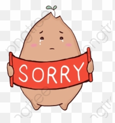 Sorry Clipart - Potato Emoji