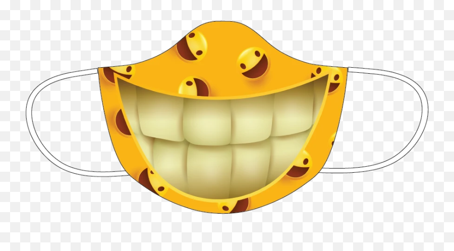 Emoji Mouth 2 Mask Pattern - Clip Art,Tie Dye Emoji