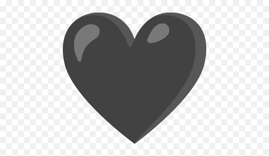 Black Heart Emoji - Coeur Noir,Heart Emoji In Text