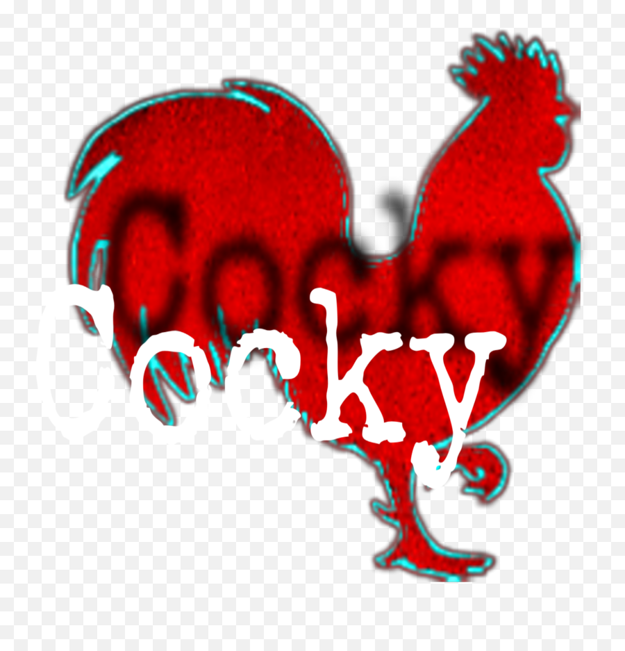 Rooster Cocky Sticker - Lovely Emoji,Rooster Emoji
