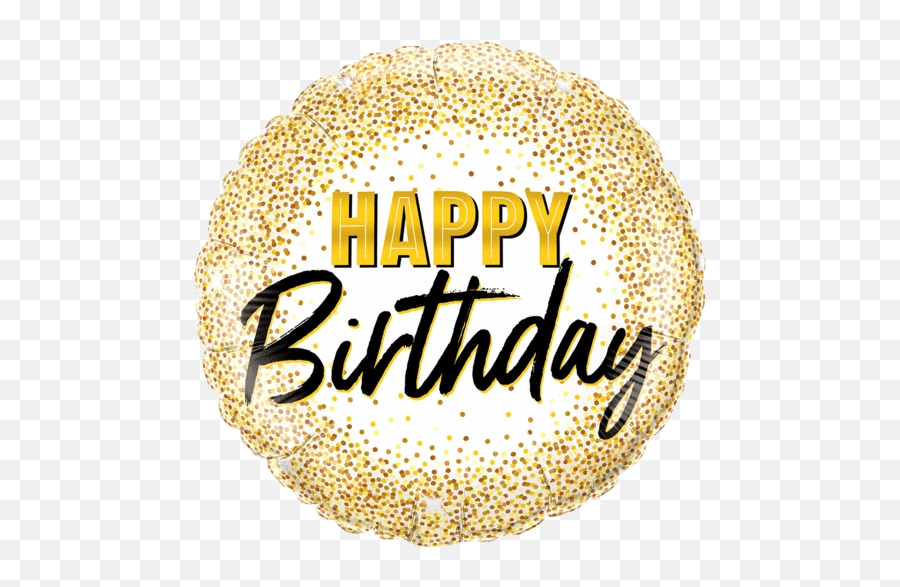 Helium Balloons Delivery Dubai Personalized Greeting Cards - Glitter Happy Birthday Gold Emoji,Red Balloon Emoji