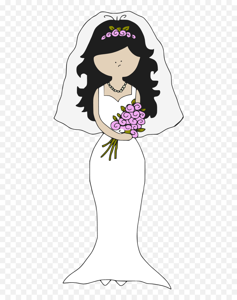 Bride - Clipart Bride Transparent Cartoon Jingfm Bride To Be Images Clip Art Emoji,House And Bride Emoji