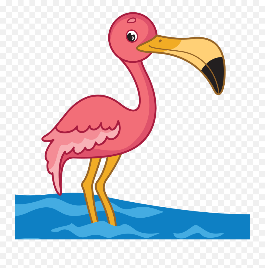 Pink Flamingo Clipart - Water Bird Emoji,Toucan Emoji