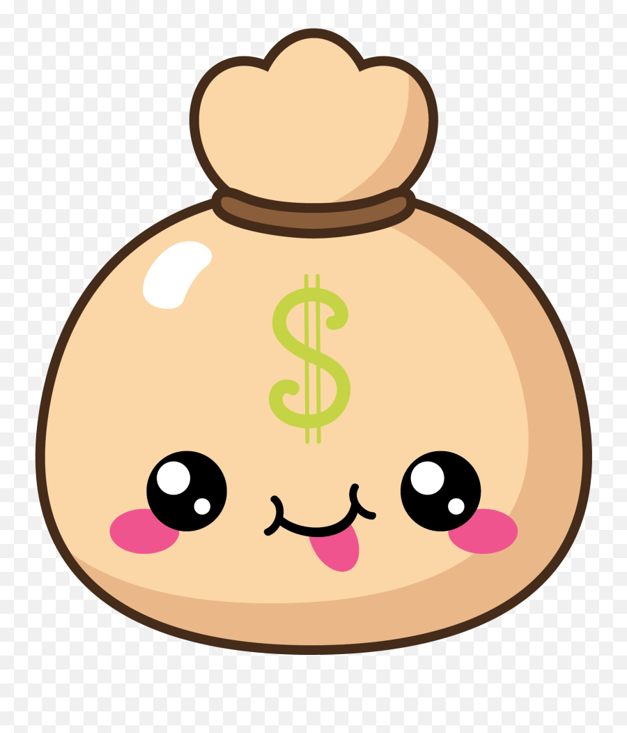 Money Bag Clipart - Cute Coffee Cup Clipart Emoji,Money Bag Emoji Png