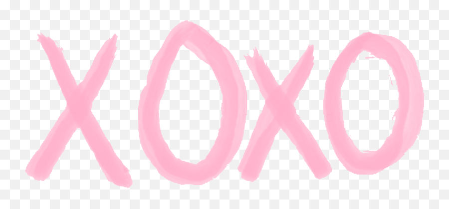 Xo Xoxo Kisses Hugs Pink Love Freetoedit - Pattern Emoji,Xo Emoji