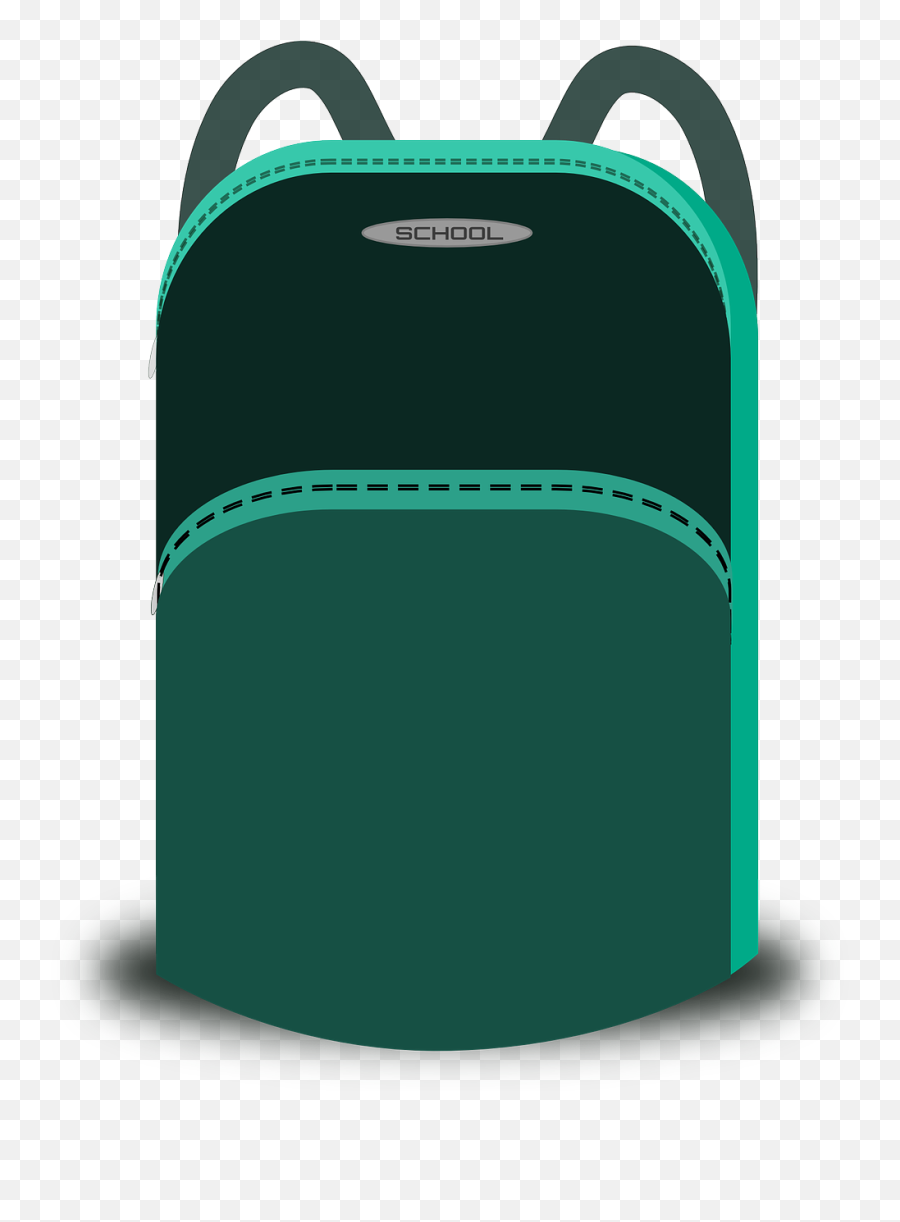 Bag School Backpack Free Vector - Tas Sekolah Vektor Png Emoji,Emoji Backpacks For School