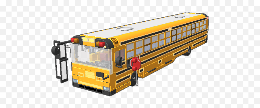 Blocksworld - School Bus Emoji,Missed The Bus Emoji